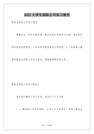 2024大学生保险公司实习报告_16