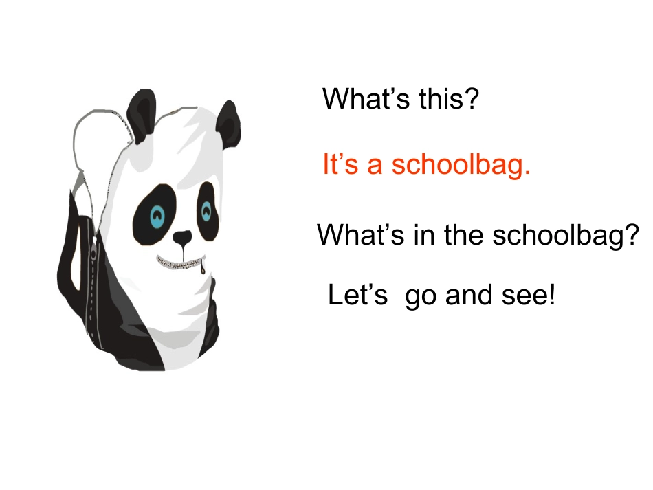 人教版四年级英语上册：Unit2MySchoolbag（第1课时）课件【2】_第2页