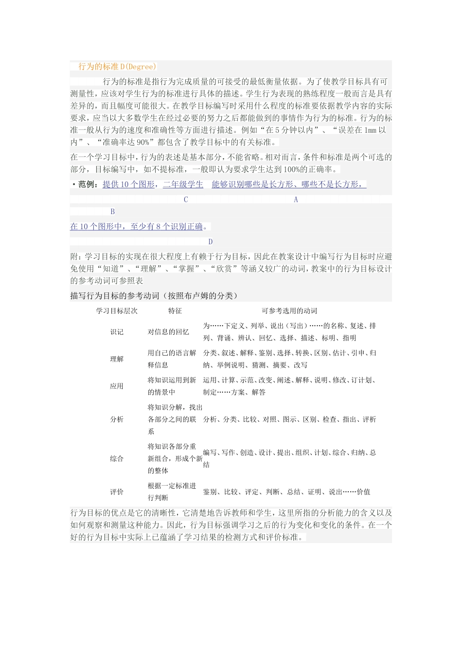 教学目标的编写_第2页