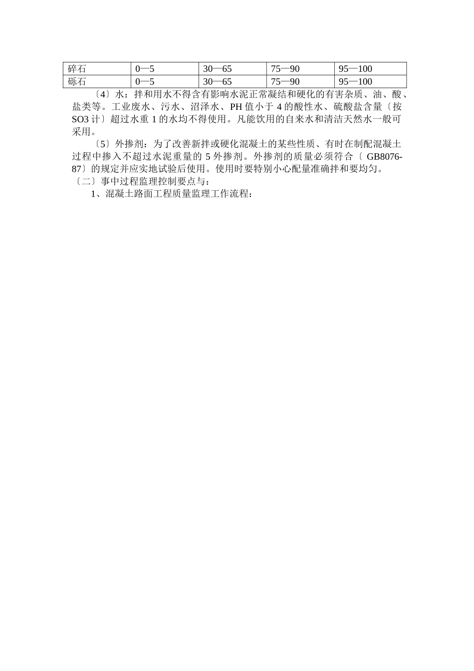 混凝土道路工程监理细则_第3页