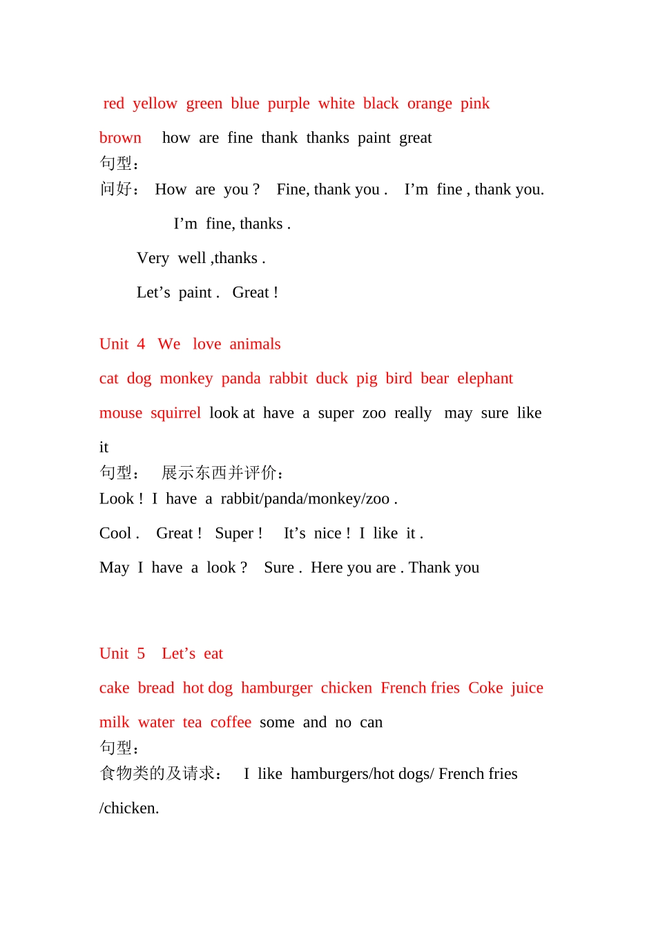 小学英语总复习_第2页