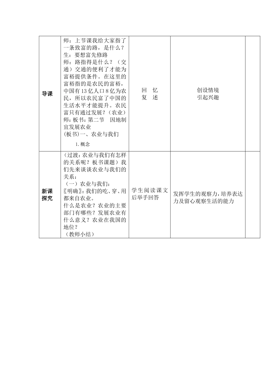 因地制宜发展农说课稿_第3页