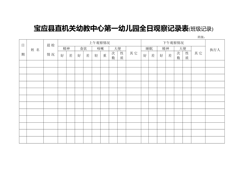 全日观察记录表_第1页
