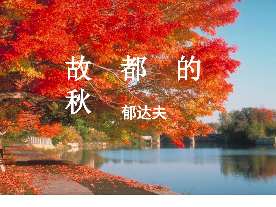 《故都的秋》优秀课件_第1页