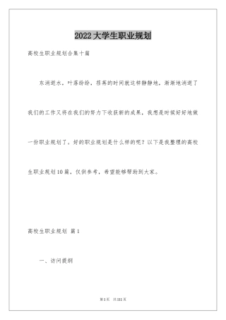 2024大学生职业规划_815