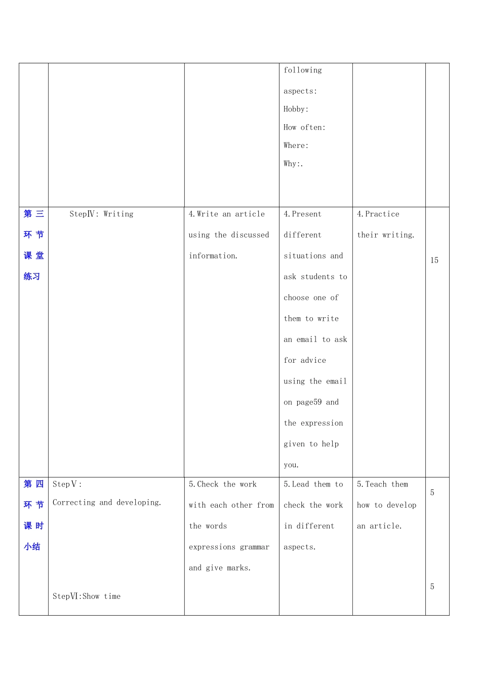 秋九年级英语上册 Unit 4《Problems and advice》教案6 （新版）牛津深圳版-牛津深圳版初中九年级上册英语教案_第3页
