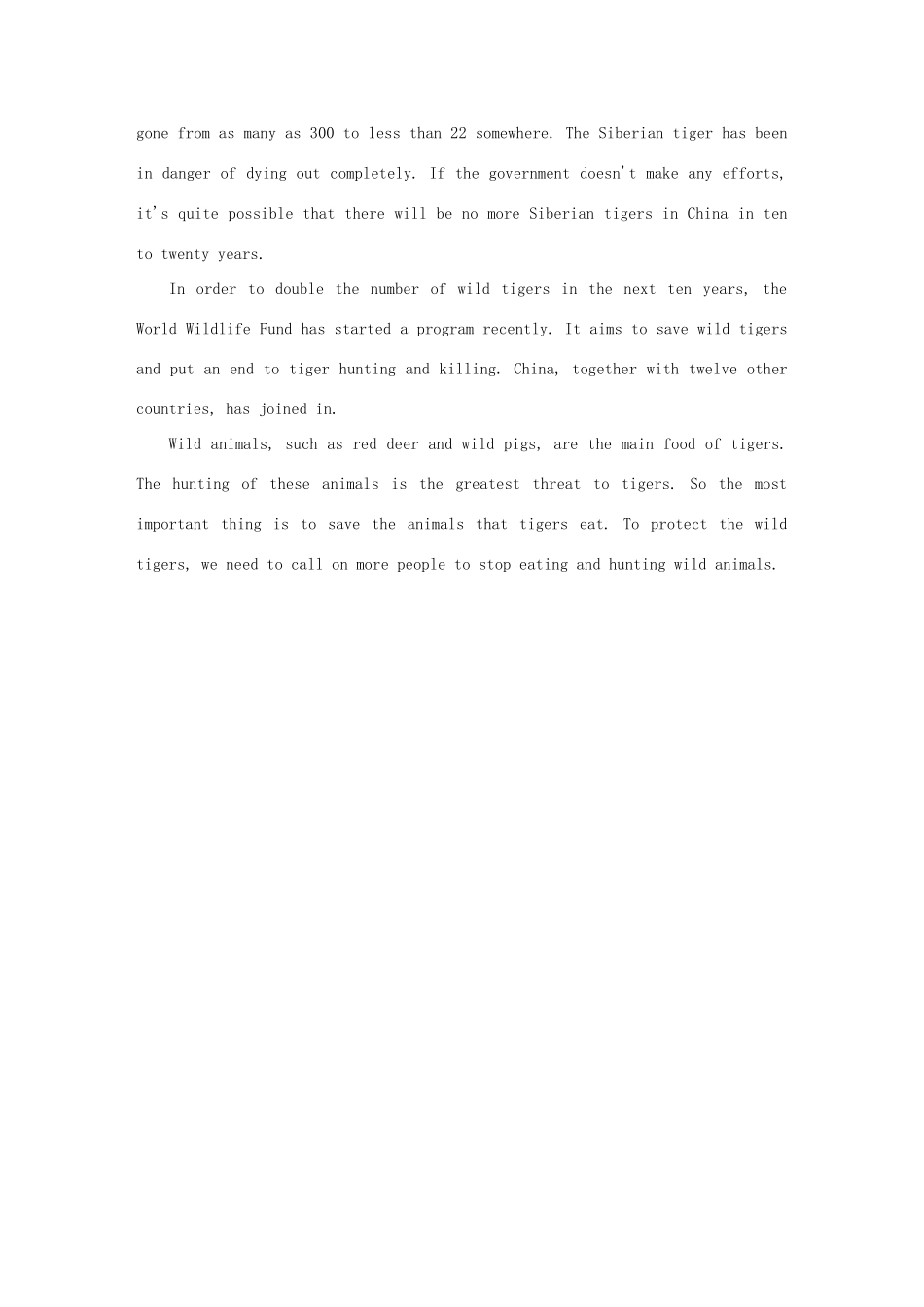 秋八年级英语上册 Module 6 Animals in danger Unit 3 Language in use（授课典案一）教学设计 （新版）外研版-（新版）外研版初中八年级上册英语教案_第3页