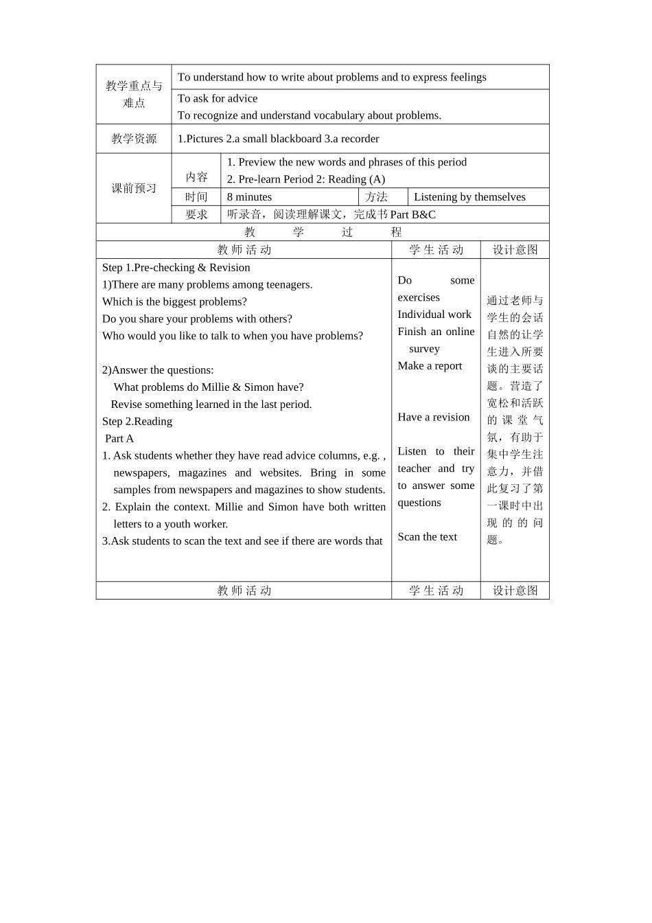 牛津初中英语教学设计_第2页