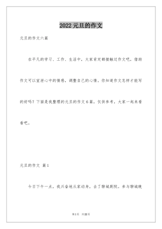 2024元旦的作文_19
