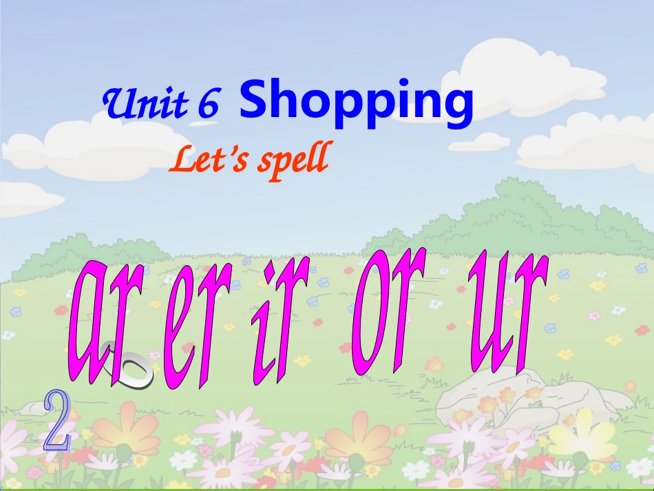 新版PEP4unit6_shopping_Let's_spell课件_第1页