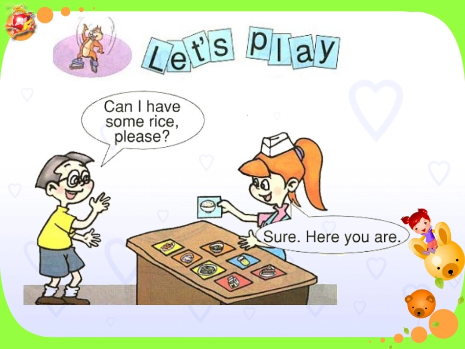 （人教PEP）四年级英语上册课件Unit5WhatwouldyoulikePartAlet'slearn_第3页