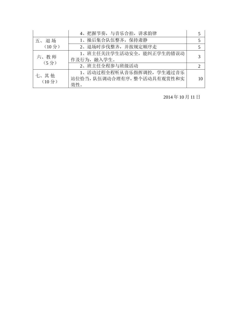 周家地小学大课间活动展示评比方案_第2页