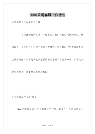 2024公司客服工作计划_9