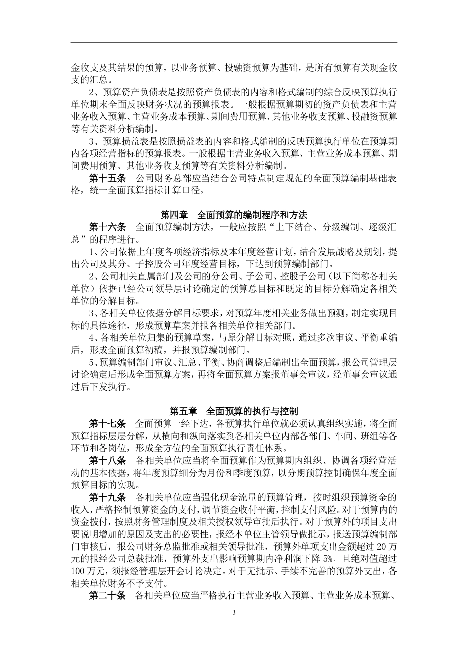 全面预算管理制度_第3页