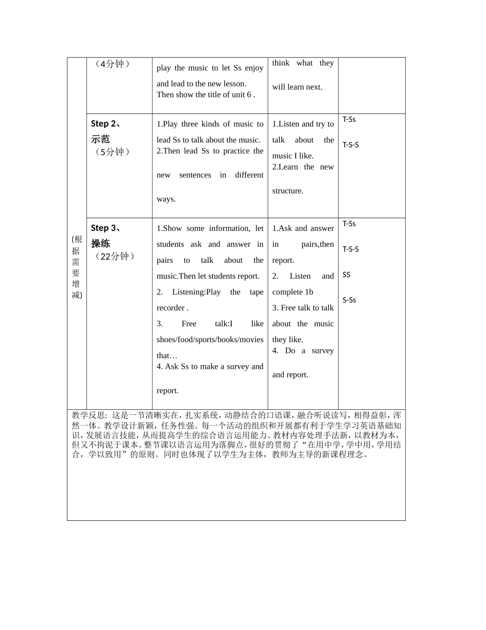 口语教学片段设计表_第2页
