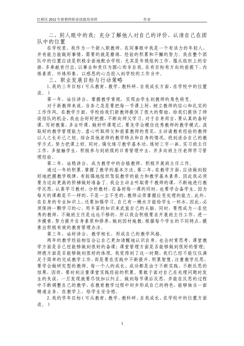 教师职业生涯规划_第3页