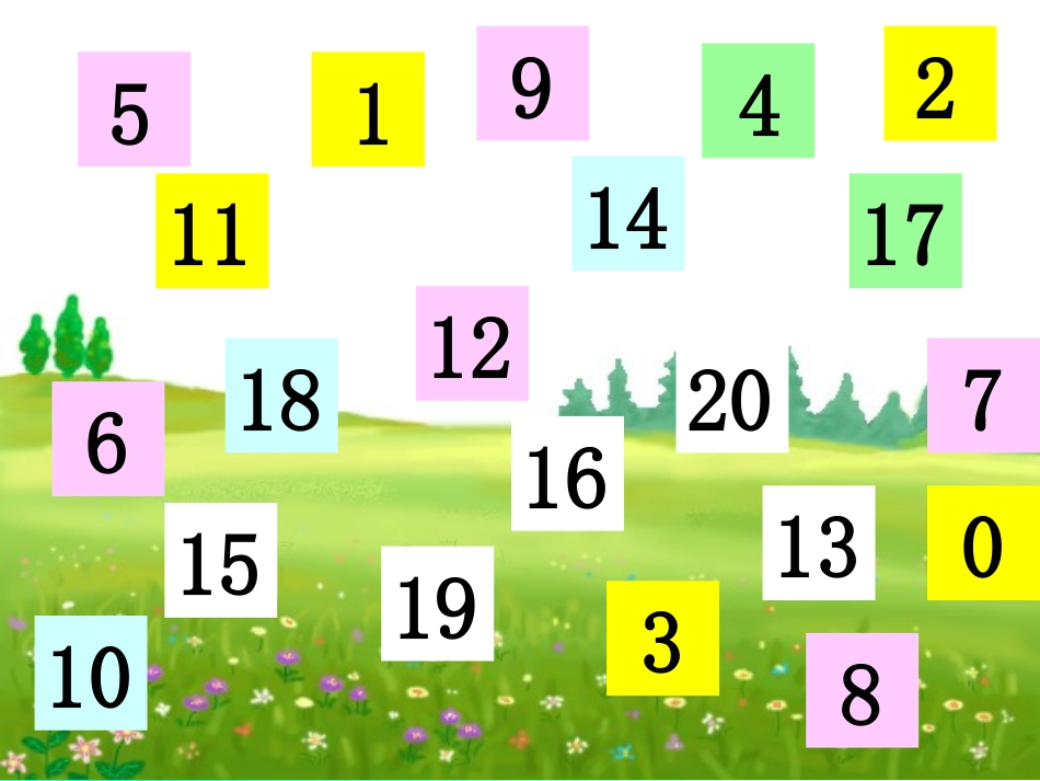 课题二0～20各数的认识复习课 (2)_第2页