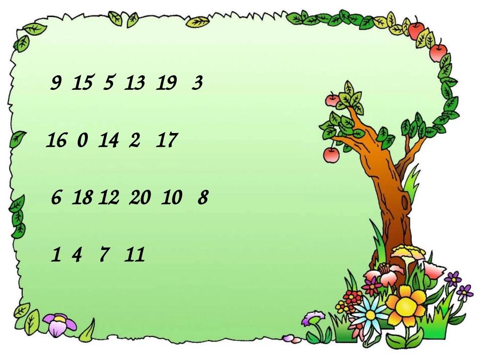 课题二0～20各数的认识复习课 (2)_第3页