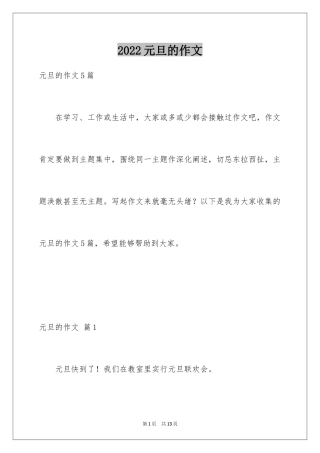2024元旦的作文_25