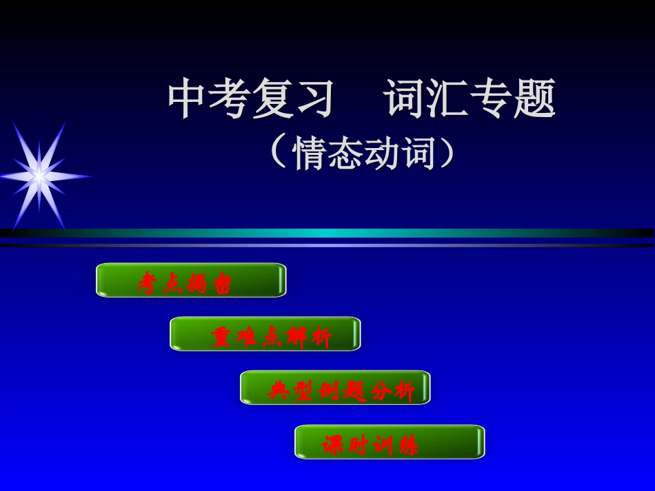 初中英语情态动词_第1页