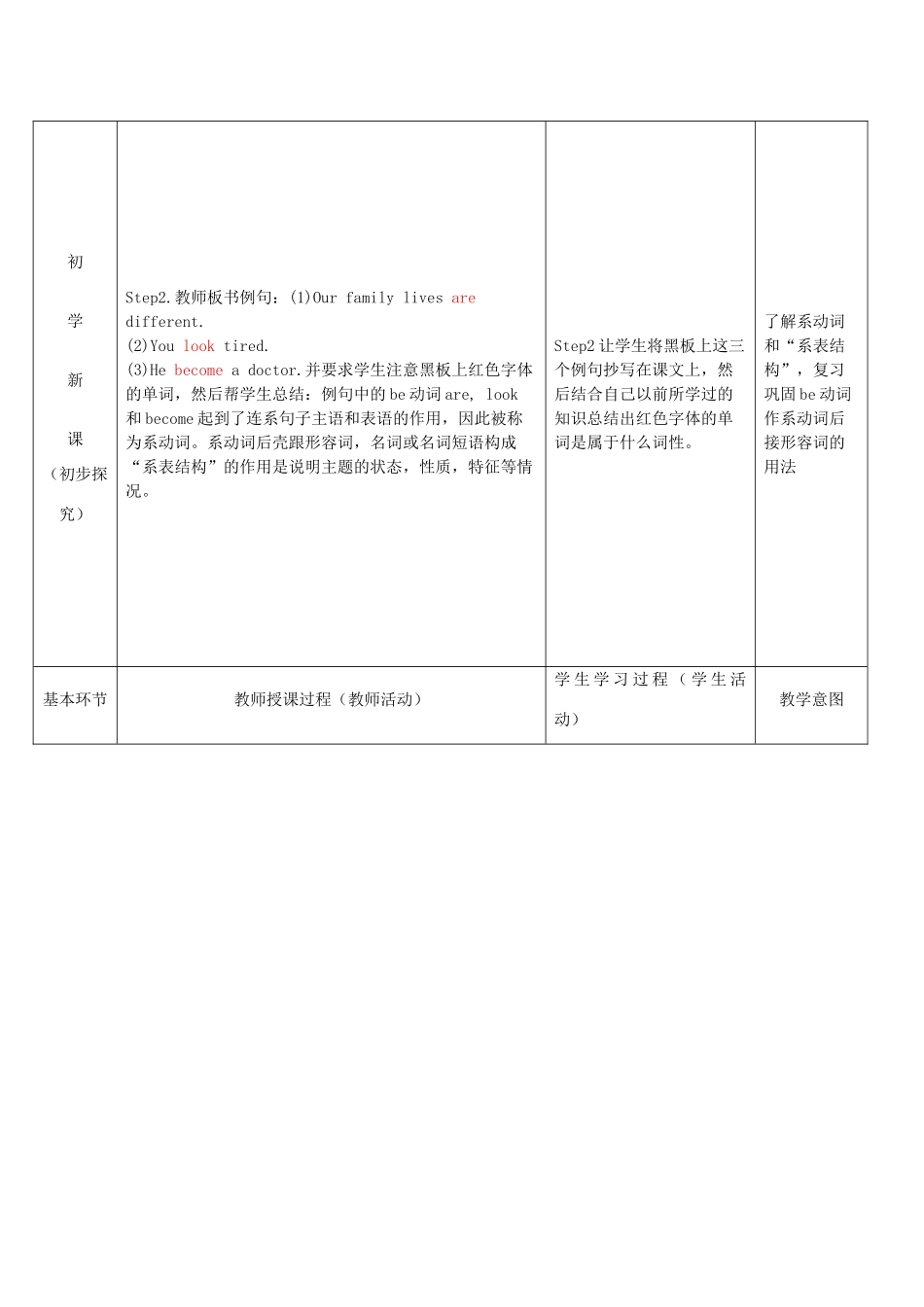 秋九年级英语上册 Unit 3《Family life》（第3课时）教案 （新版）牛津深圳版-牛津深圳版初中九年级上册英语教案_第2页