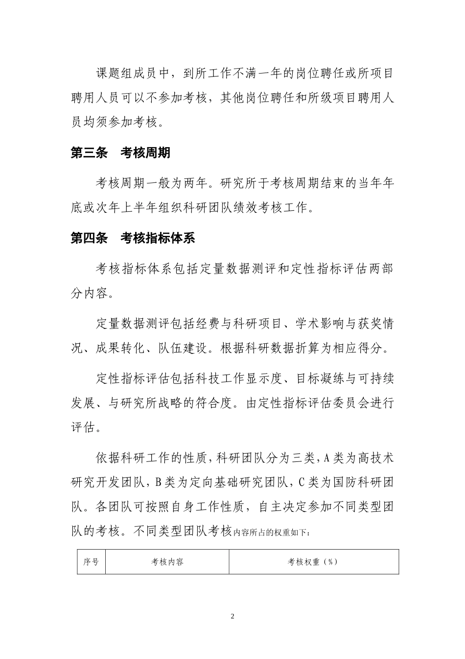 某所科研团队绩效考核方案(定稿)_第2页