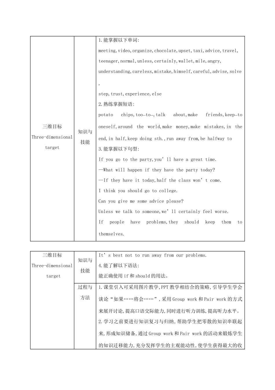 秋八年级英语上册 Unit 10 If you go to the party，you’ll have a great time Section A（1a-2d）教案 （新版）人教新目标版-（新版）人教新目标版初中八年级上册英语教案_第2页