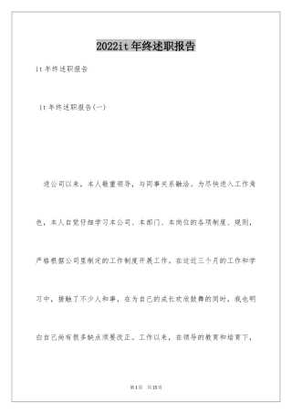 2024it年终述职报告