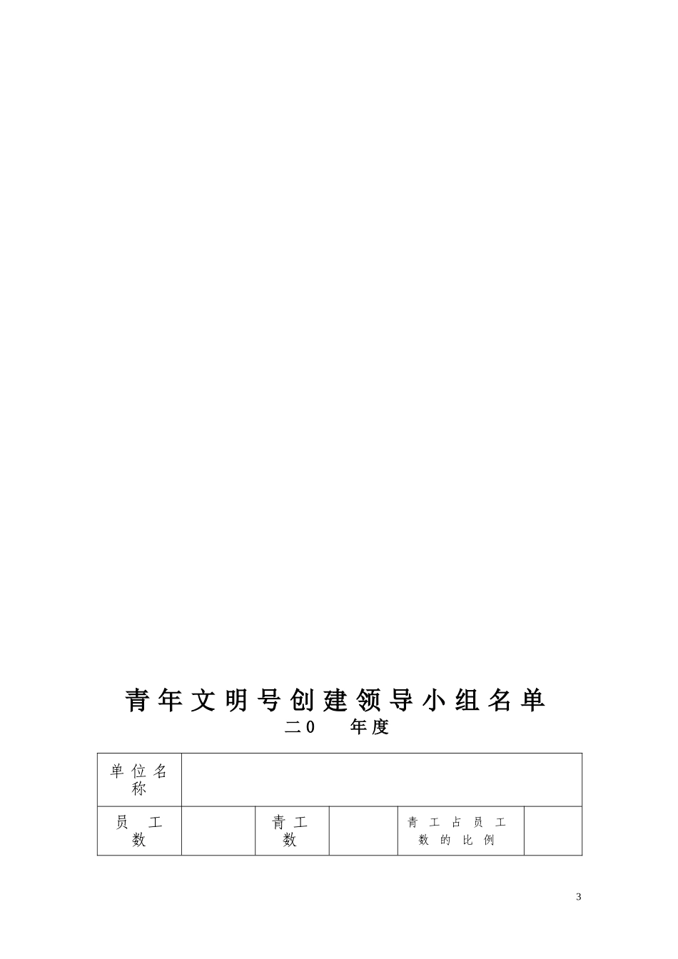 青年文明号创建台帐范本_第3页