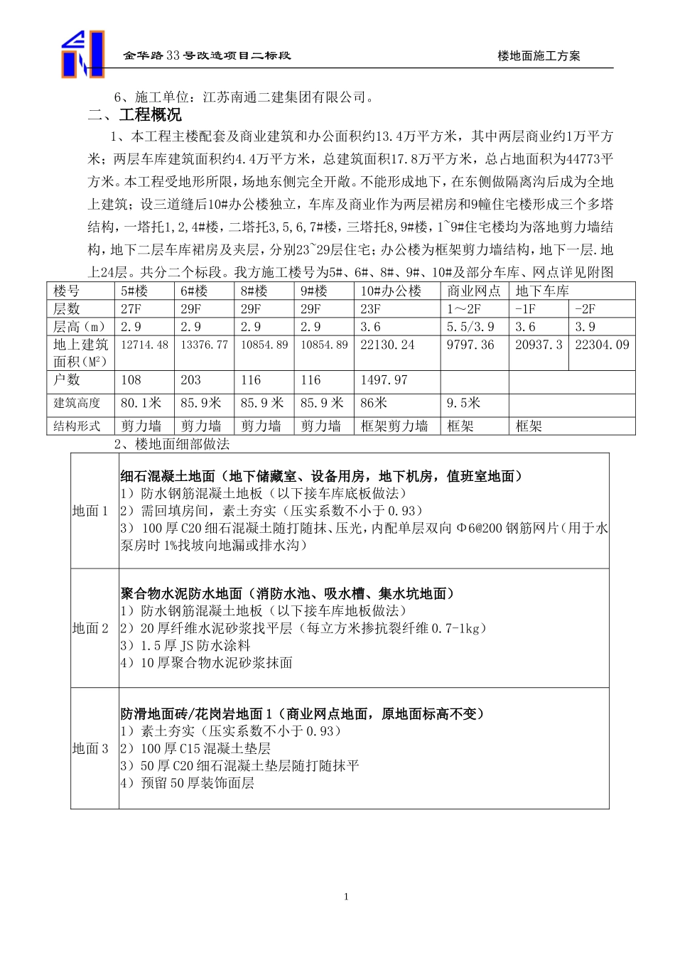 楼地面专项施工方案_第2页