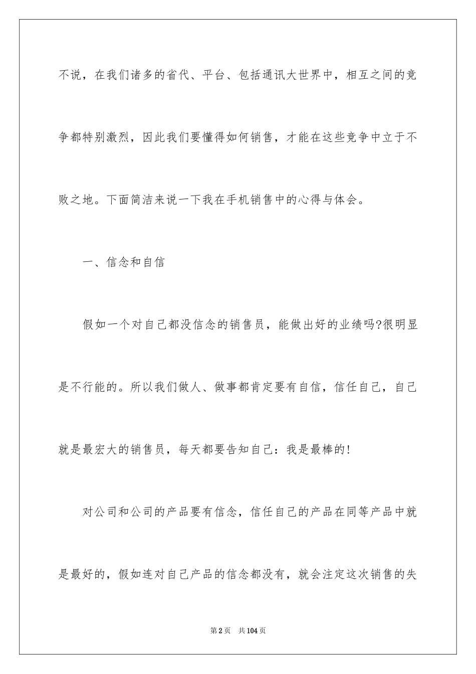 2024产品销售工作总结_第2页