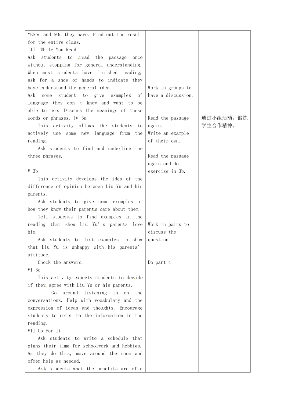陕西省神木县大保当中学九年级英语 Unit 3 Teenagers should be allowed to choose their own clothes Period 6教案 人教新目标版_第2页