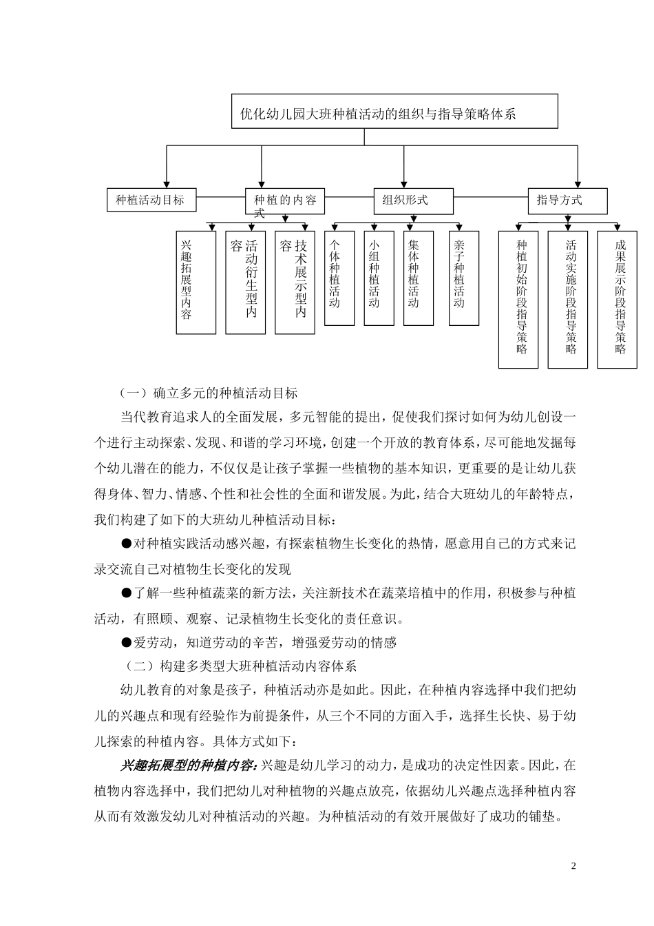 论文：优化幼儿园大班种植活动的创设与指导_第2页