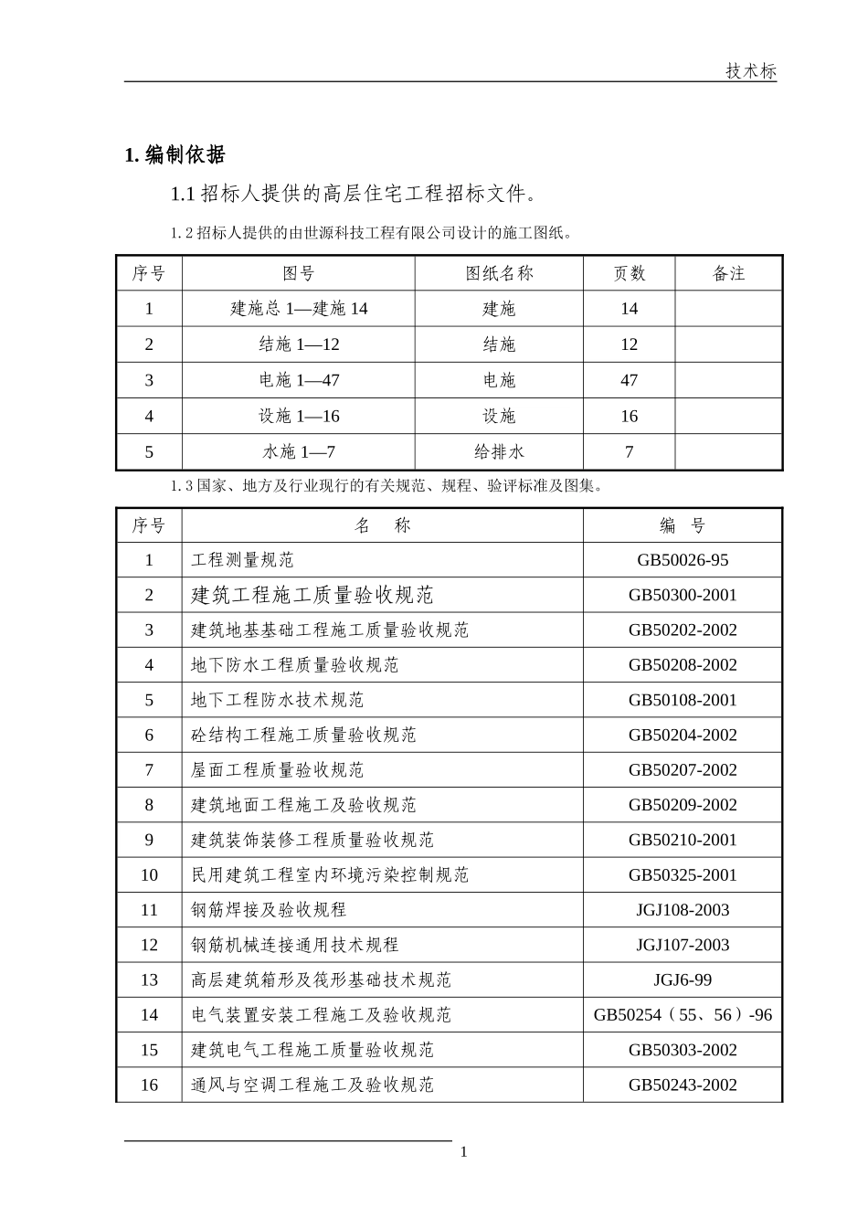 某高层住宅施工组织设计方案_第1页