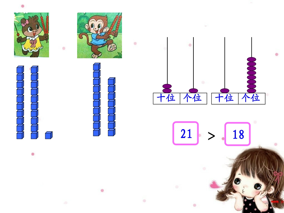 北师大版一年级数学下册《谁的红果多》课件 (2)_第3页