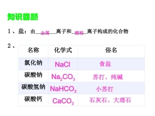 课题1　生活中常见的盐课件1