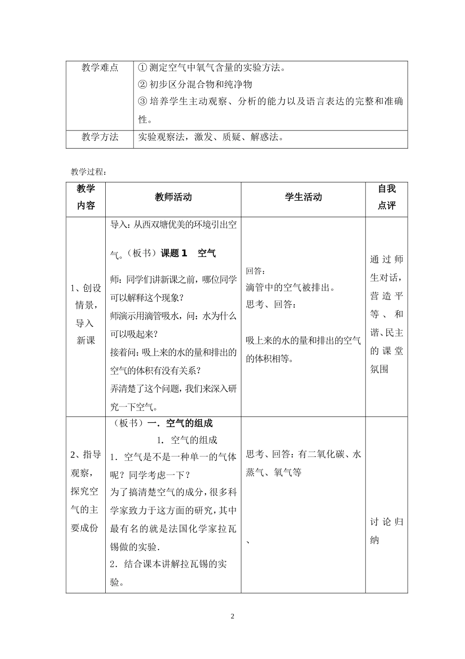 空气教学设计_第2页