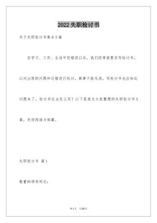 2024失职检讨书_45