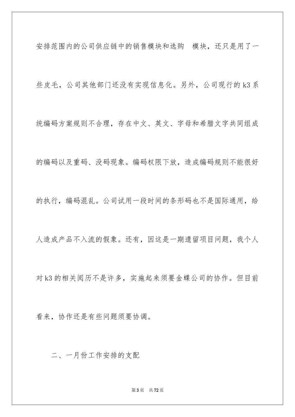 2024一个月工作计划_第3页