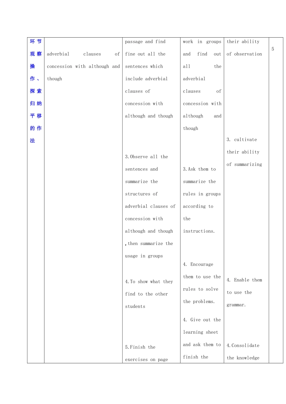 秋九年级英语上册 Unit 5《Action》教案4 （新版）牛津深圳版-牛津深圳版初中九年级上册英语教案_第2页