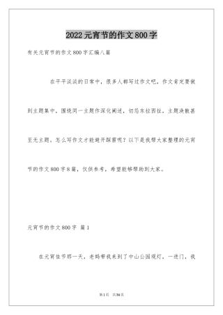 2024元宵节的作文800字_28