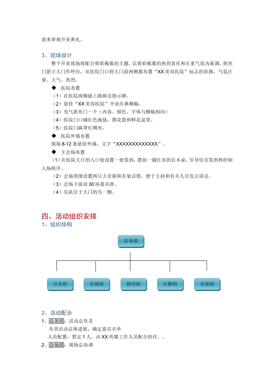 美容医院开业策划方案_第3页