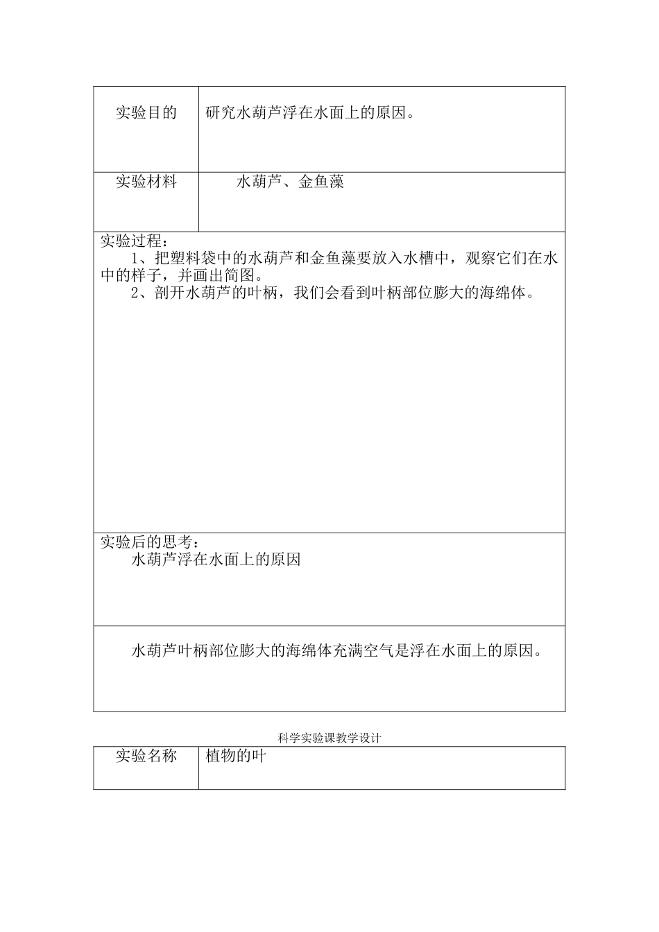 科学实验课教学设计_第3页