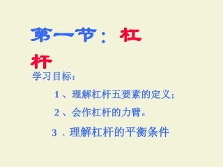 《杠杆》课件3