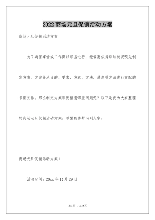 2024商场元旦促销活动方案_4