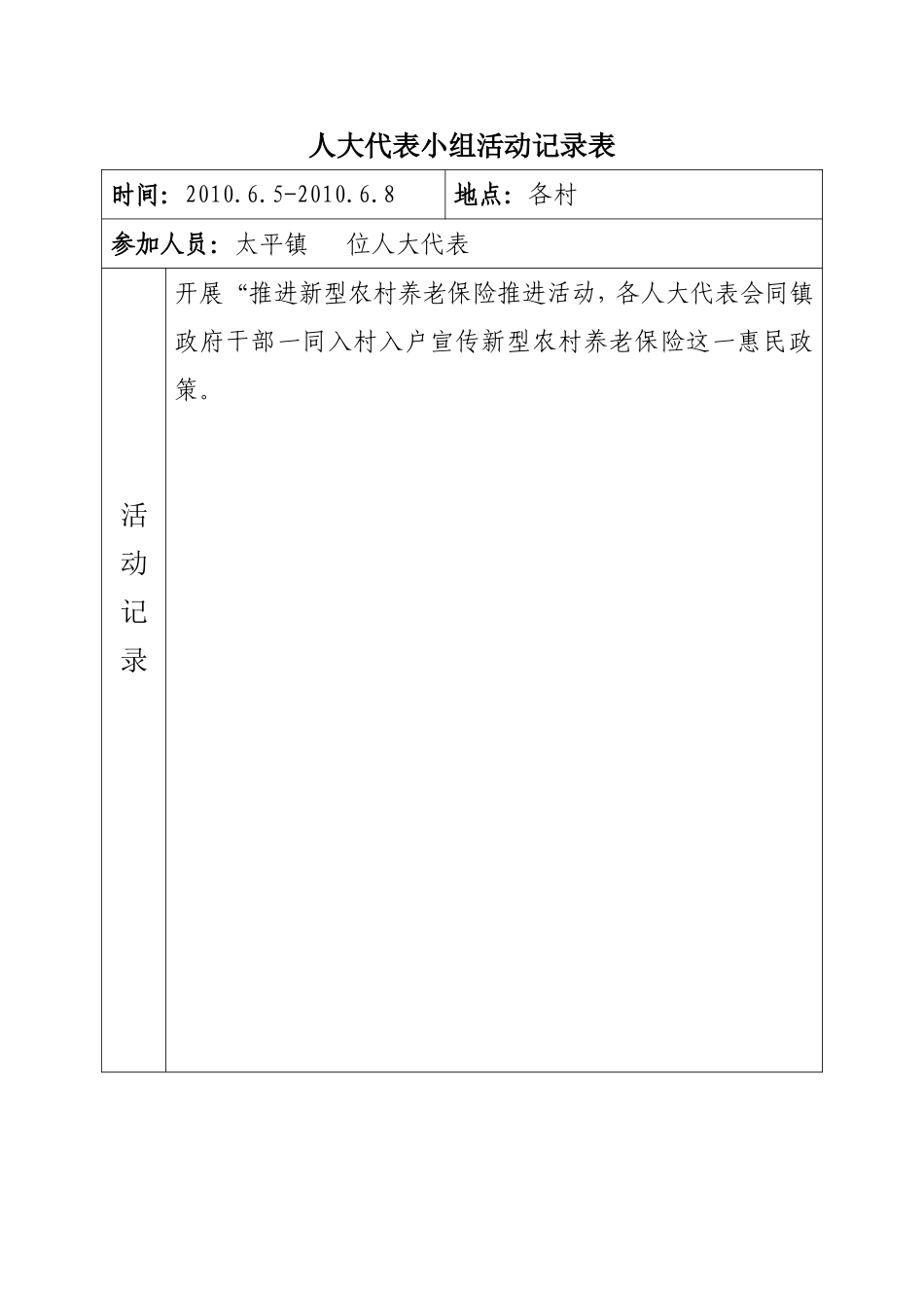 人大代表小组活动记录_第2页