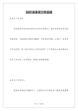 2024业务员工作总结_3