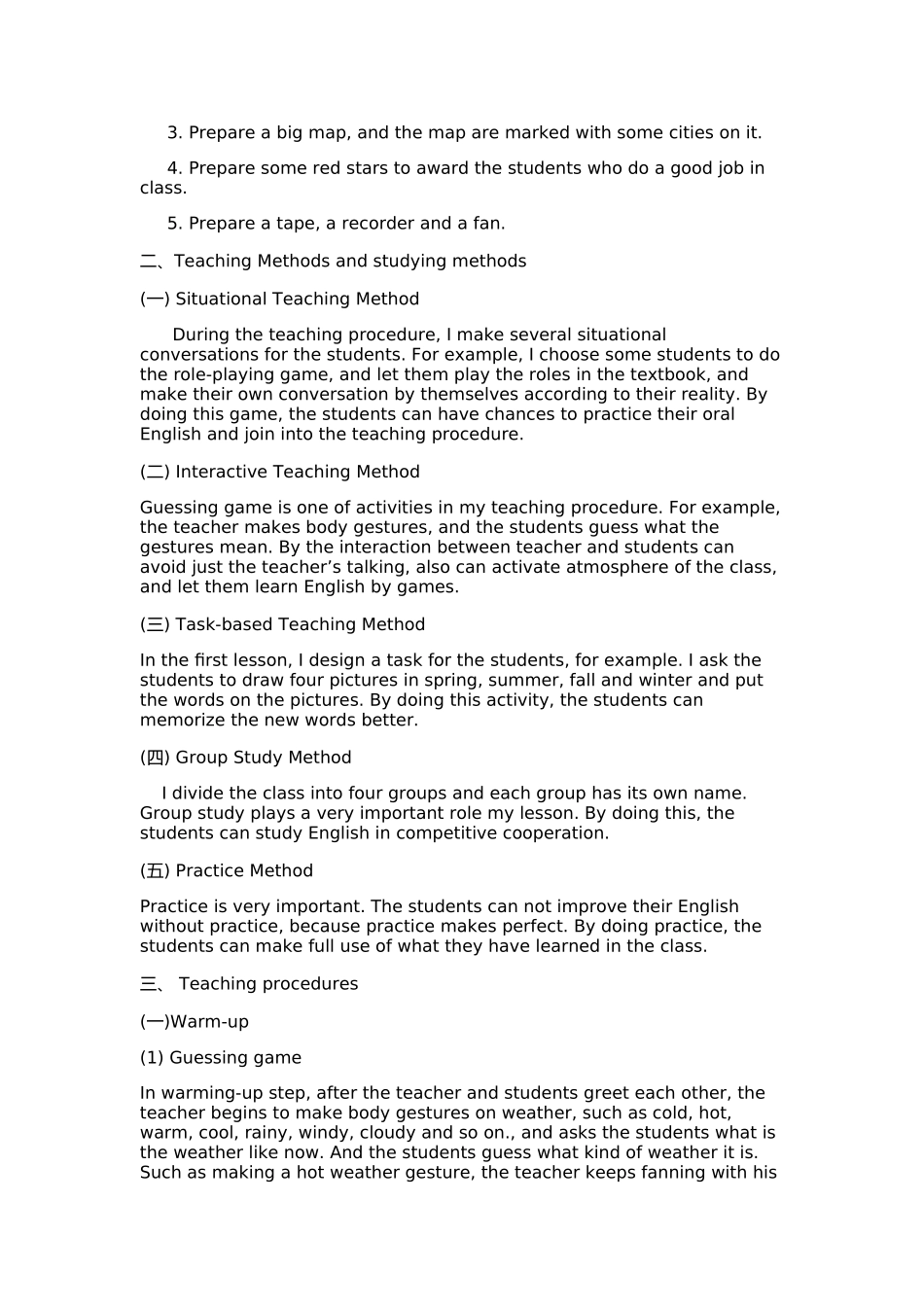 小学英语五年级下册第二单元说课稿2_第2页