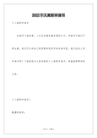 2024个人离职申请书_28
