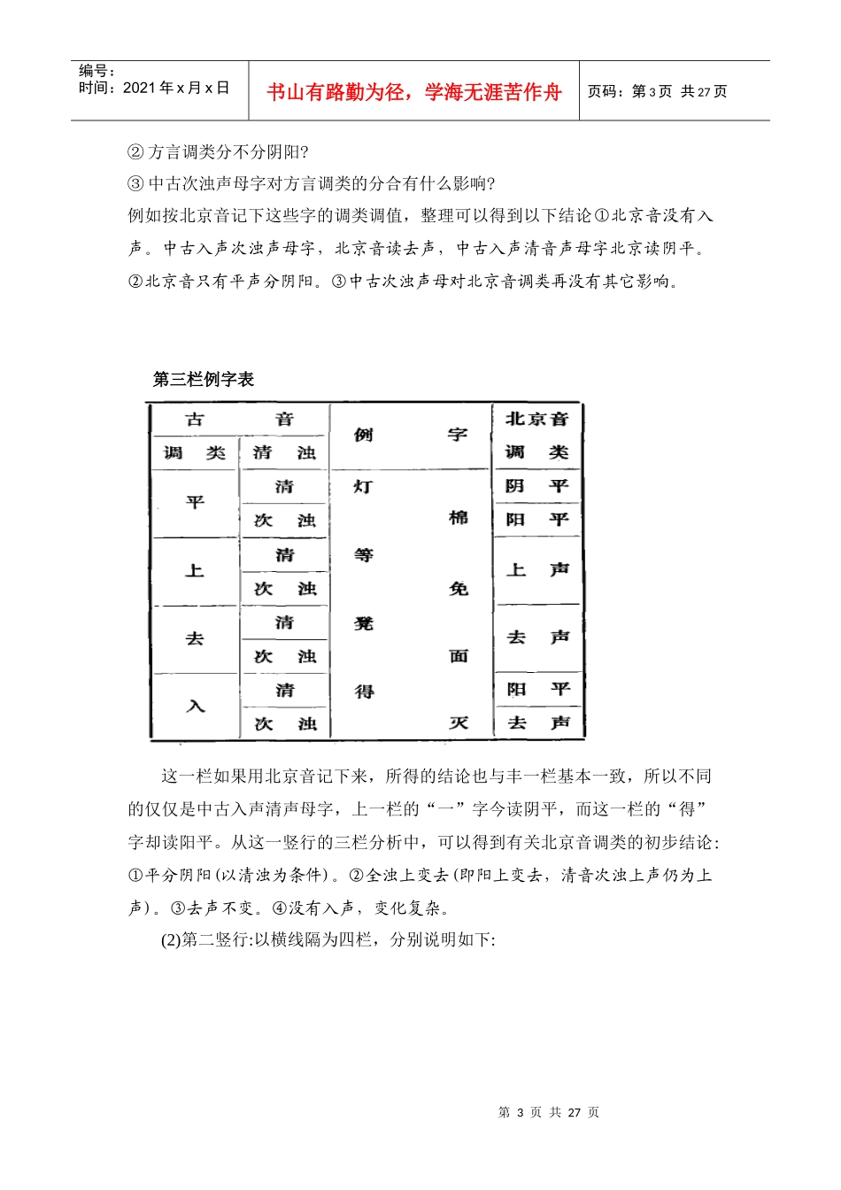 方言调查字表解析_第3页